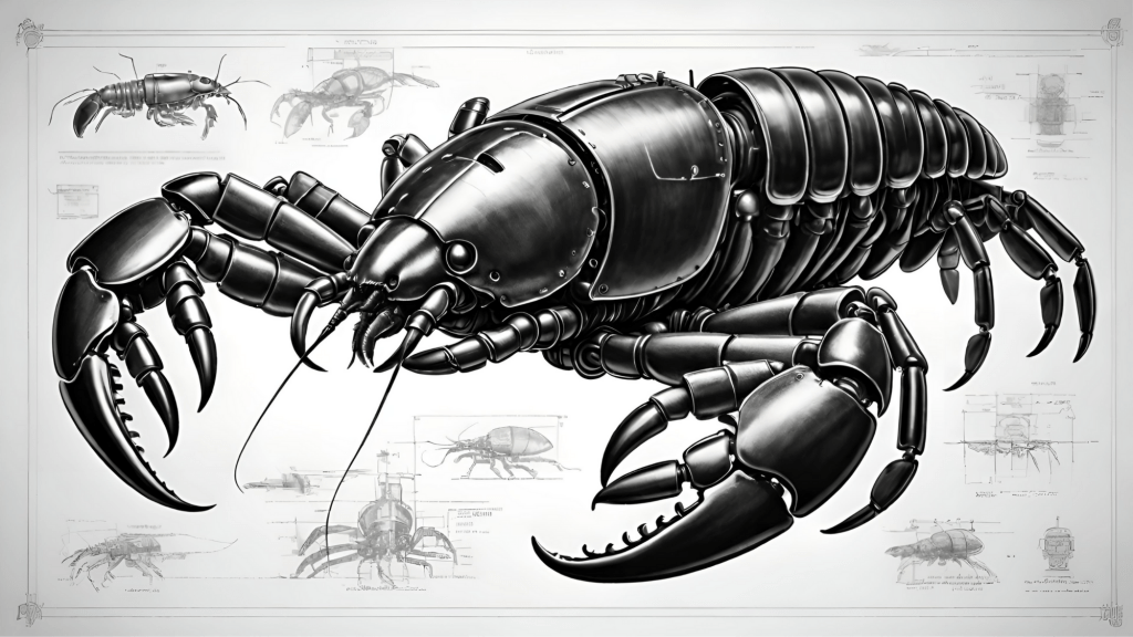 Mechanical Lobster Blueprint