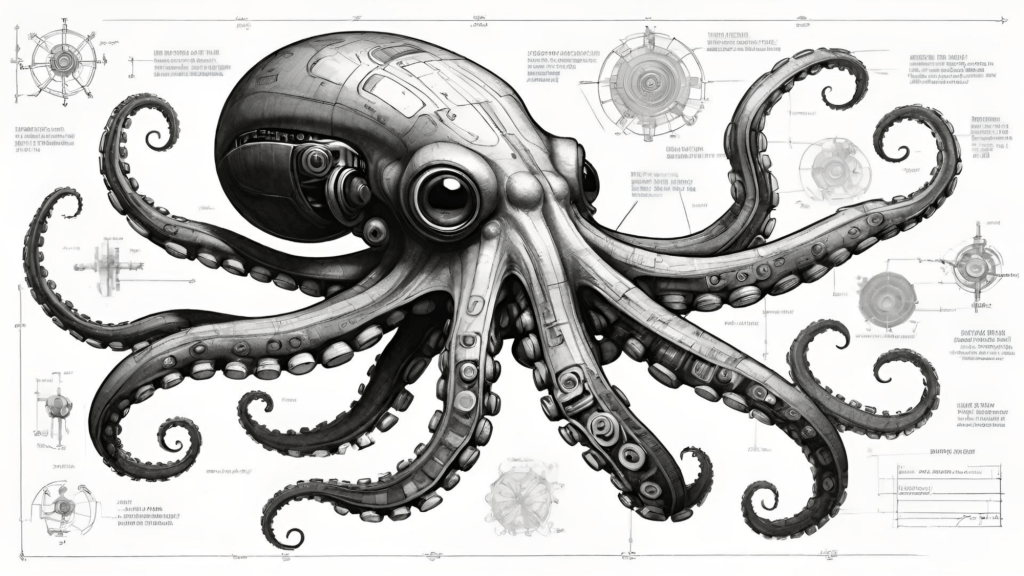 Mechanical Octopus Blueprint