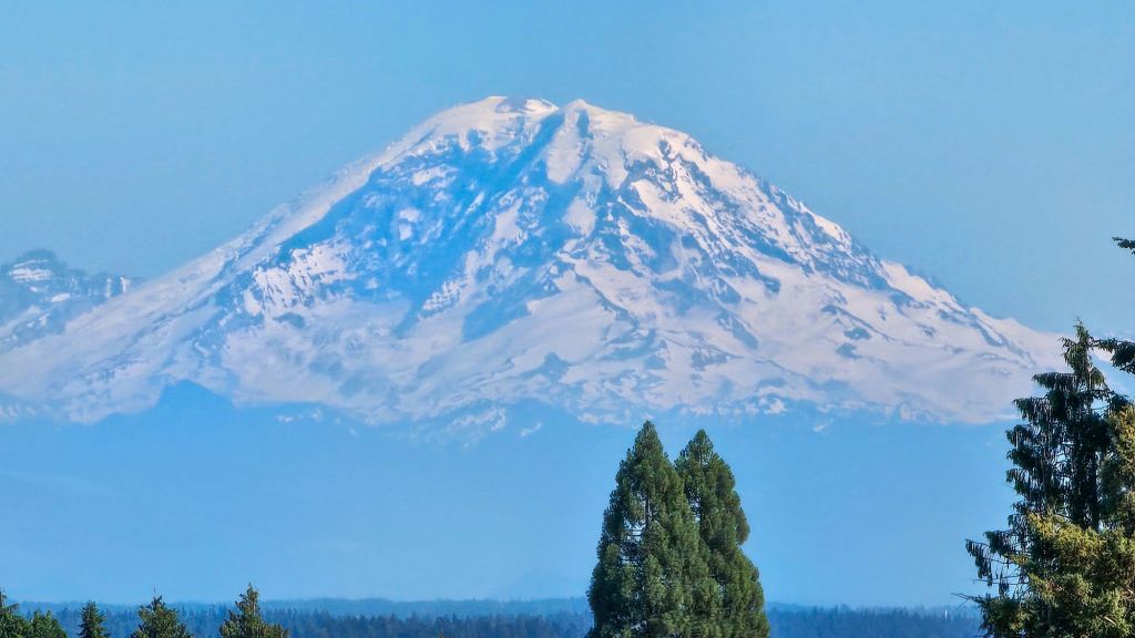 Mt. Rainier In The Distance
