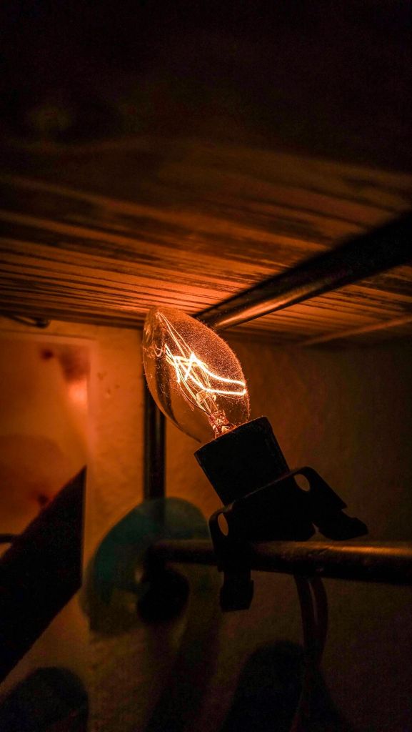 Incandescent Bulb Close Up