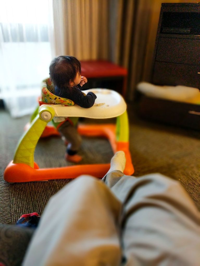 Baby Boy With His Father